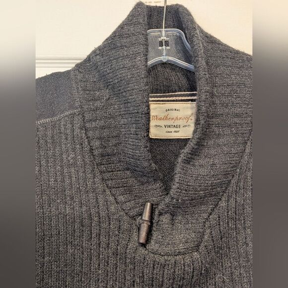 Men's Gray Original Weatherproof Vintage Cardigan Sweater Mens XXL Cottagecore - Picture 2 of 8